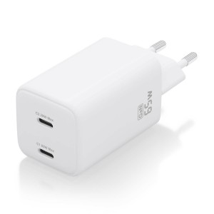 CARGADOR AISENS GAN 65W 2XUSB-C PD3.0 QC4.0 BLANCO 2