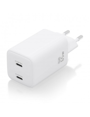 CARGADOR AISENS GAN 65W 2XUSB-C PD3.0 QC4.0 BLANCO