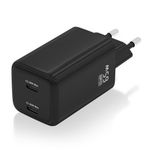 CARGADOR AISENS GAN 65W 2XUSB-C PD3.0 QC4.0 NEGRO 2