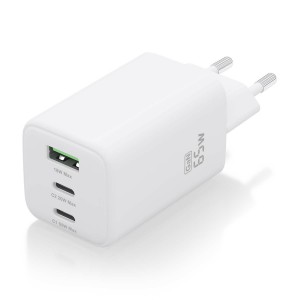 CARGADOR AISENS GAN 65W 2XUSB-C PD3.0 QC4.0 1XUSB-A QC3.0 BLANCO 2