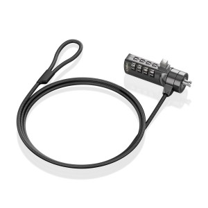 CABLE SEGURIDAD AISENS CERRADURA COMBINACION KENSINGTON 1.5M NEGRO 2