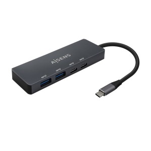 HUB AISENS USB 3.2 GEN1 5G USB-C USB-C M-2XUSB-C H-2XUSB-A H 15CM