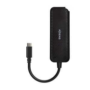 HUB AISENS USB 3.1 USB-C USB-C M-4XTIPO A H NEGRO 15CM 2