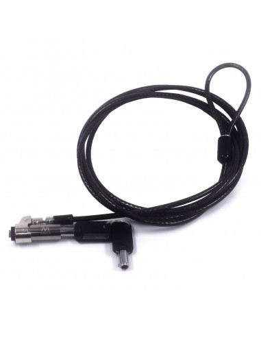 CABLE SEGURIDAD EWENT NANO CON LLAVES