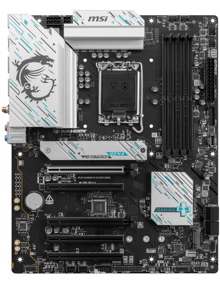 PLACA BASE MSI PRO B760 GAMING PLUS WIFI 1700 ATX 4XDDR4