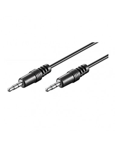 CABLE AUDIO ESTEREO EWENT JACK 3,5mm MACHO A 3,5mm MACHO 2m