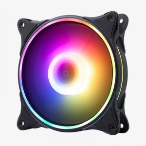 VENTILADOR HIDITEC GAMING ARGB N18-ARGB BLACK 120MM 2