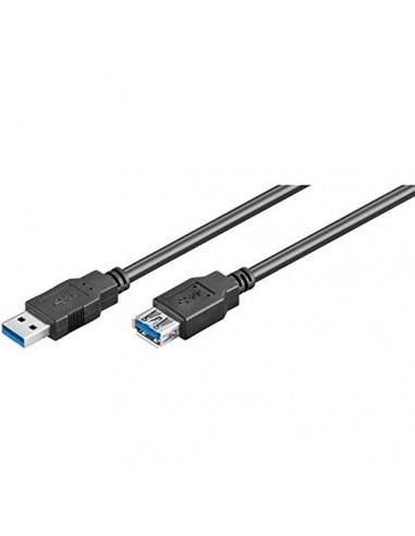 CABLE ALARGADOR USB 3.2 EWENT USB-A MACHO USB-A HEMBRA 1m NEGRO