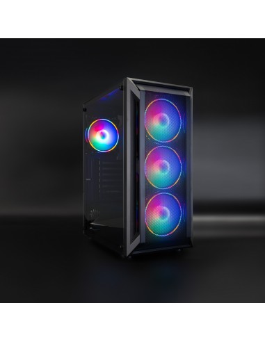 CAJA SEMITORRE GAMING TQGCC101-B "RAGNÄROK" NEGRA