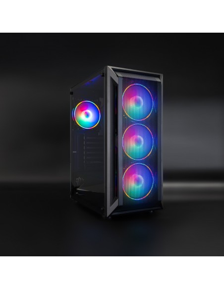 CAJA SEMITORRE GAMING TQGCC101-B "RAGNÄROK" NEGRA