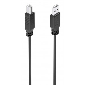 CABLE USB 2.0 AISENS CON AMPLIFICADOR TIPO A M-B M, NEGRO, 10M