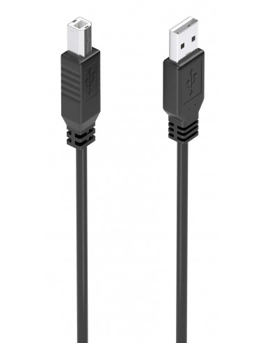 CABLE USB 2.0 AISENS CON AMPLIFICADOR TIPO A M-B M, NEGRO, 10M
