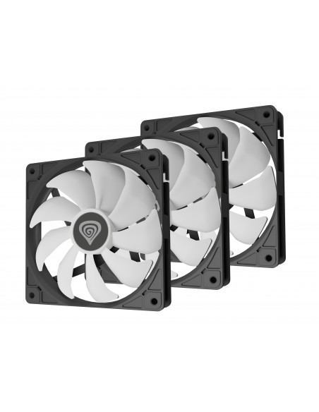 VENTILADOR GENESIS OXAL 120 ARGB NEGRO PACK 3 UDS