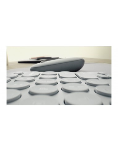 COMBO TECLADO RATON LOGITECH QWERTY INALAMBRICO GRAFITO