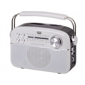 RADIO TREVI RA 7F50 BT PORTABLE RADIO CARGA SOLAR+AW+SD TIF. WHITE