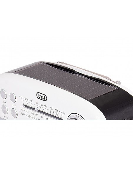 RADIO TREVI RA 7F50 BT PORTABLE RADIO CARGA SOLAR+AW+SD TIF. WHITE