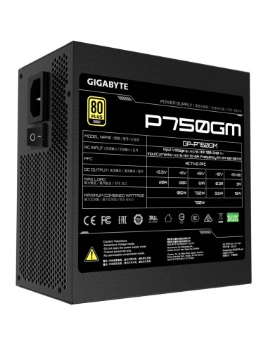 FUENTE ALIMENTACION GIGABYTE P750GM 750W 80+ GOLD