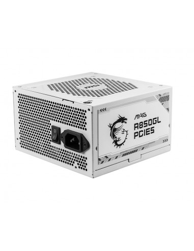 FUENTE ALIMENTACION MSI MAG A850GL PCIE5 BLANCO