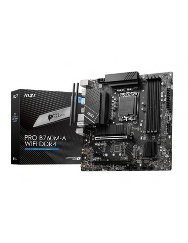 PLACA BASE MSI PRO B760M-A WIFI DDR4