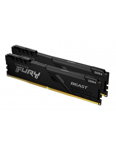 DDR4 KINGSTON 2X8GB 3600 FURY BEAST NEGRO