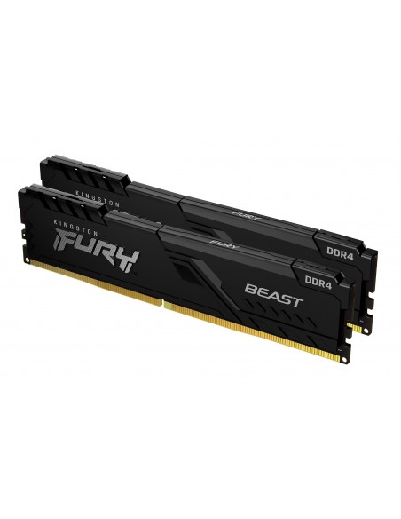 DDR4 KINGSTON 2X8GB 3600 FURY BEAST NEGRO