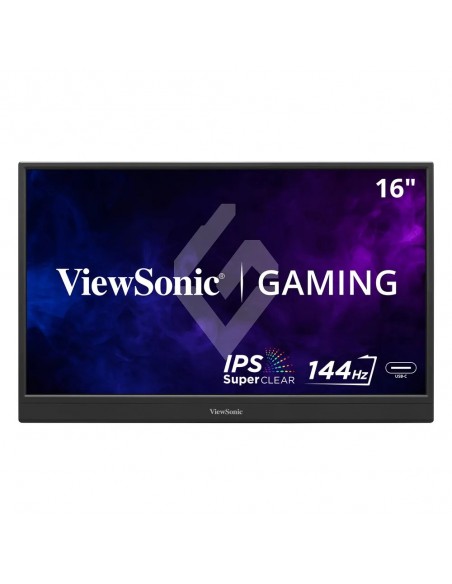 MONITOR VIEWSONIC VX1654 16"FHD IPS 144Hz mini HDMI 2XUSB type C speakers