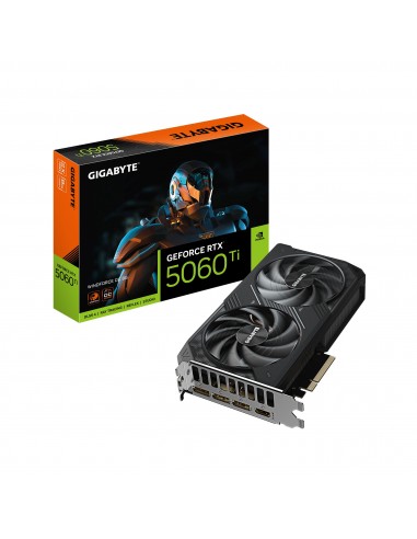 TARJETA GRAFICA GIGABYTE RTX 5060TI WINDFORCE OC 8GB GDDR7