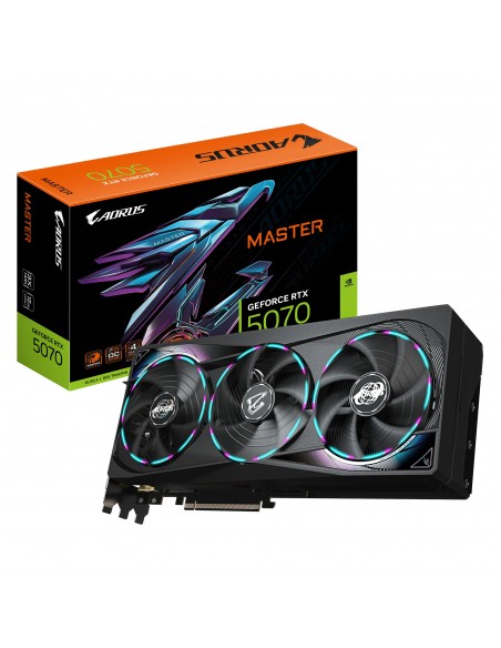 TARJETA GRAFICA GIGABYTE 5070 AERO OC 12GB NEGRO GDDR7