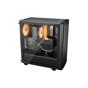 CAJA BEQUIET PURE BASE 501 DX 3XVENT 140 MM S N NEGRO 2