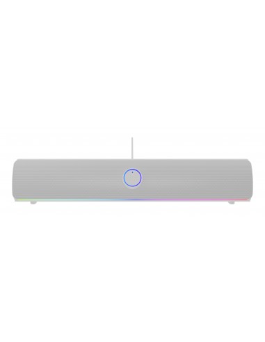 BARRA DE SONIDO BLUETOOTH GENESIS HELIUM 312BT 2.0 RGB 10W BLANCA