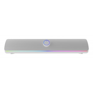 BARRA DE SONIDO BLUETOOTH GENESIS HELIUM 312BT 2.0 RGB 10W BLANCA 2