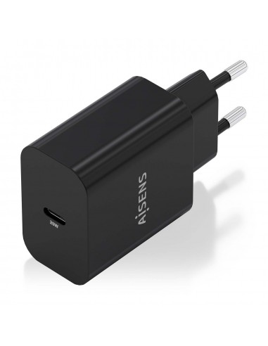 CARGADOR AISENS GAN 20W 1XUSB-C PD3.0 NEGRO