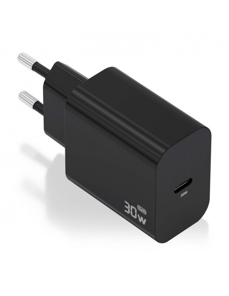 CARGADOR AISENS GAN 30W 1XUSB-C PD3.0 NEGRO