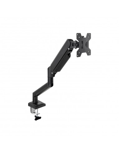 SOPORTE MESA TOOQ PANTALLA GIRATORIO INCLINABLE 1 BRAZO 13-34'' NEGRO