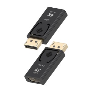 CONVERSOR AISENS DISPLAYPORT A HDMI 4K@60HZ DP M-HDMI H NEGRO 2