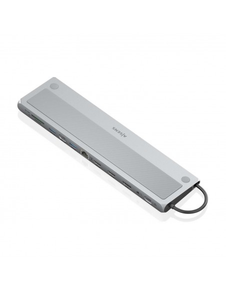 USB-C DOCK AISENS 12 EN 1 USB-C 2XHDMI 4K 1XDP 1XRJ45 3XUSB-A 1XUSB-C
