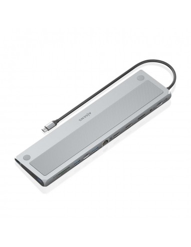 USB-C DOCK AISENS 12 EN 1 USB-C 2XHDMI 4K 1XDP 1XRJ45 3XUSB-A 1XUSB-C