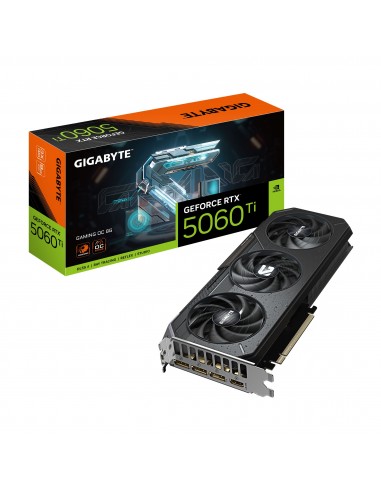 TARJETA GRAFICA GIGABYTE RTX 5060 TI OC 8GB GDDR7 NEGRO