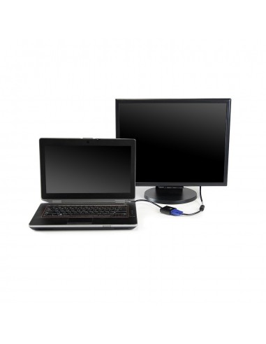 CABLE CONVERTIDOR EWENT HDMI MACHO - VGA HEMBRA CON AUDIO 0,15 METROS