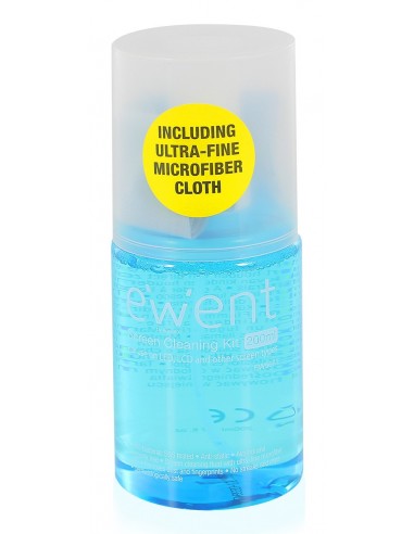 SET DE LIMPIEZA EWENT UNIVERSAL SPRAY 200ML + PAÑO 20X20CM