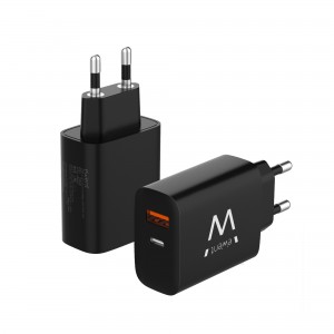 CARGADOR MOVIL EWENT RAPIDO USB-C y QC3.0 20W 2