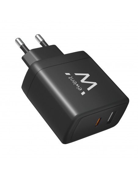 CARGADOR MOVIL RAPIDO EWENT 2PUERTOS (USB-C A) 65W