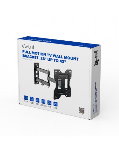 SOPORTE DE MONTAJE EWENT PARA TV EASY TURN13 A 42 PULGADAS VESA 200X200