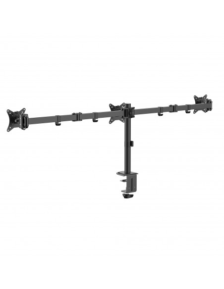 SOPORTE MONITOR EWENT 3 MONITORES 7kG 13"-27" VESA 75x75 o 100x100