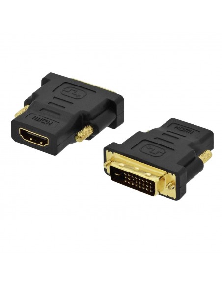 ADAPTADOR HDMI EWENT DVI-D 24+1 MACHO A HDMI HEMBRA NEGRO