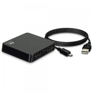 SPLITTER HDMI EWENT 4K 30HZ 1 ENTRADA 2 SALIDAS ALIMENTACION USB 2