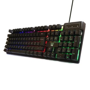 TECLADO GAMING EWENT USB RETROILUMINADO QUERTY PORTUGUES 2
