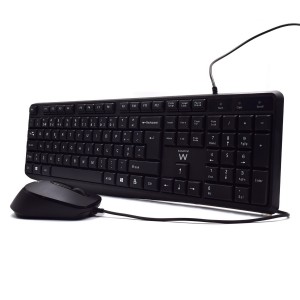 COMBO TECLADO RATON EWENT PORTUGUES ESCRITURA SILENCIOSA 2