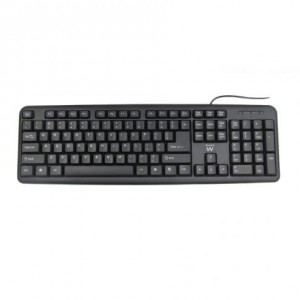 TECLADO USB EWENT PORTUGUES NEGRO