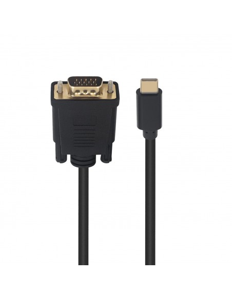 CABLE CONVERTIDOR EWENT USB-C A VGA MACHO 1080p 60Hz 1,8M